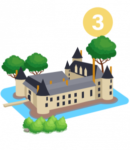 icone représentant le château du Plessis-Bourré à Ecuillé