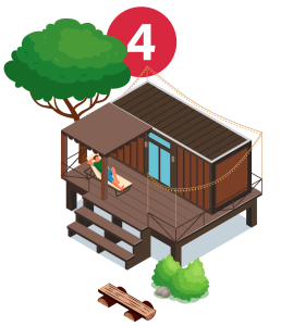 icone représentant le camping du Port Caroline à Brain-sur-l'Authion