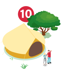 icone représentant le camping Terre d'Entente à St Martin de la Place