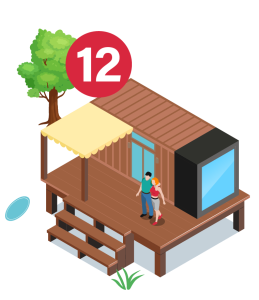 icone représentant le camping des Nobis d'Anjou à Montreuil-Bellay